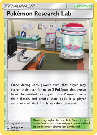 Pokemon Research Lab (205)/236 Uncommon