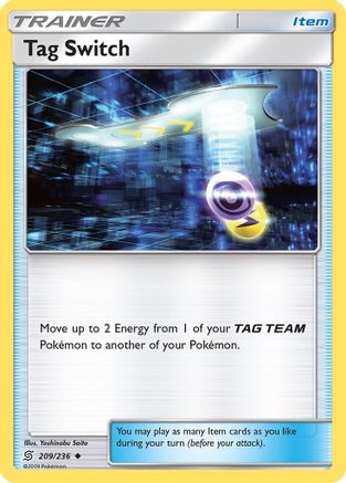 Tag Switch (209)/236 Uncommon Reverse Holofoil
