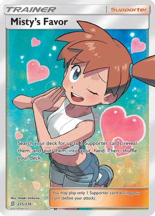 Misty's Favor (Full Art) (235)/236 Ultra Rare Holofoil