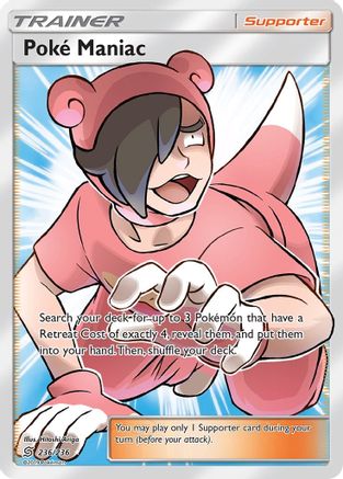 Poke Maniac (Full Art) (236)/236 Ultra Rare Holofoil