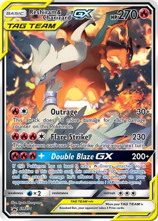 Reshiram & Charizard GX - SM201 (SM201)/248 Promo Holofoil