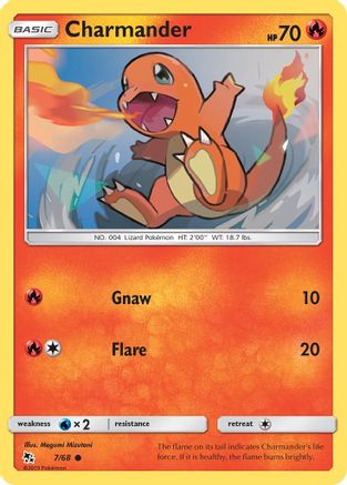 Charmander (7)/68 Common Reverse Holofoil