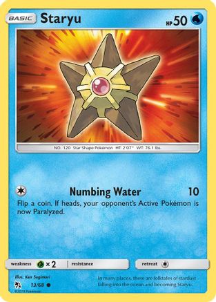 Staryu (13)/68 Common Reverse Holofoil