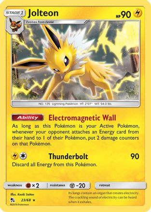 Jolteon (23)/68 Rare Reverse Holofoil
