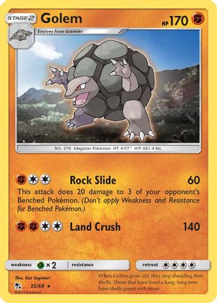Golem (35)/68 Rare Reverse Holofoil