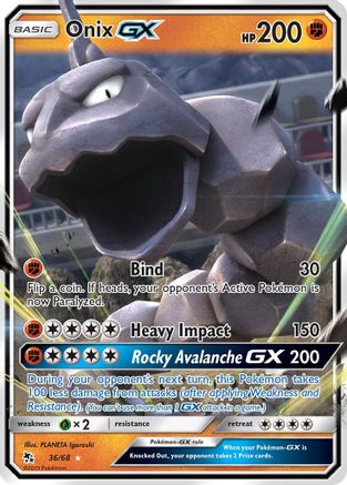 Onix GX (36)/68 Ultra Rare Holofoil