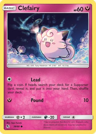 Clefairy (38) (38)/68 Common