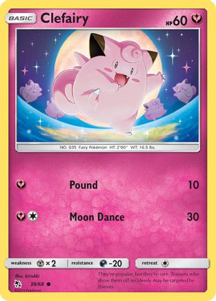Clefairy (39) (39)/68 Common