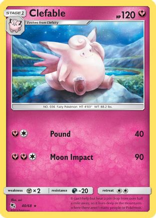 Clefable (40)/68 Rare