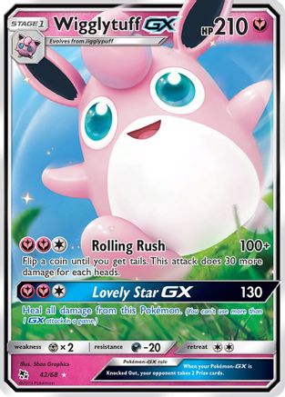 Wigglytuff GX (42)/68 Ultra Rare Holofoil