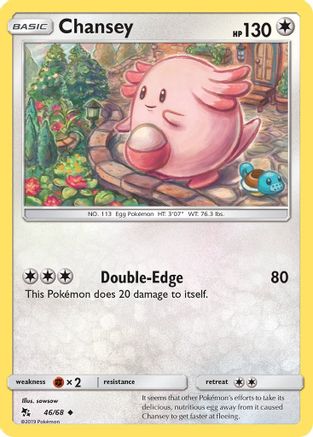 Chansey (46)/68 Uncommon Reverse Holofoil