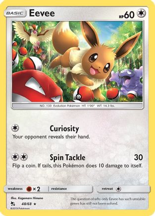 Eevee (48) (48)/68 Holo Rare Holofoil