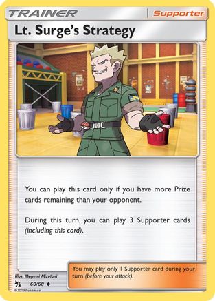 Lt. Surge's Strategy (60)/68 Uncommon