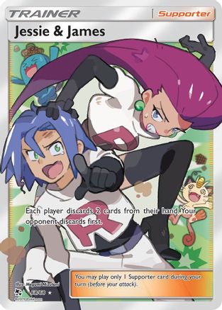 Jessie & James (Full Art) (68)/68 Ultra Rare Holofoil