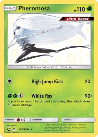 Pheromosa (SV5)/94 Shiny Holo Rare Holofoil