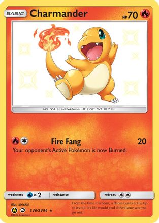Charmander (SV6)/94 Shiny Holo Rare Holofoil
