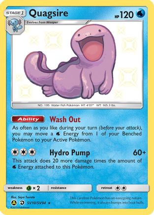 Quagsire (SV10)/94 Shiny Holo Rare Holofoil