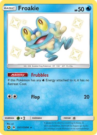 Froakie (SV11)/94 Shiny Holo Rare Holofoil