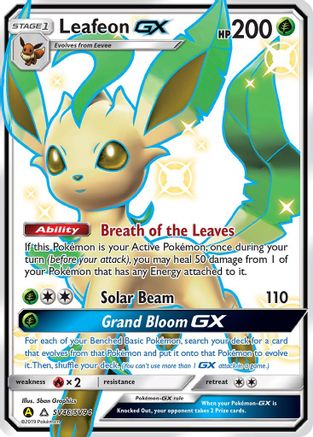 Leafeon GX (SV46)/94 Shiny Holo Rare Holofoil