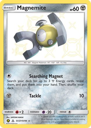 Magnemite (SV27)/94 Shiny Holo Rare Holofoil