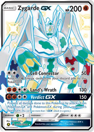 Zygarde GX (SV65)/94 Shiny Holo Rare Holofoil