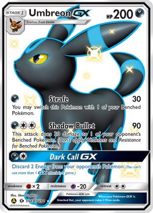 Umbreon GX (SV69)/94 Shiny Holo Rare Holofoil