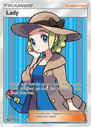 Lady (SV86)/94 Shiny Holo Rare Holofoil