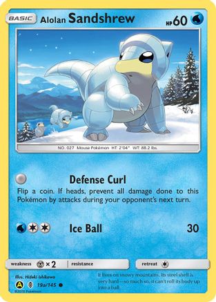 Alolan Sandshrew - 19a/145 (19a)/145 Promo Holofoil