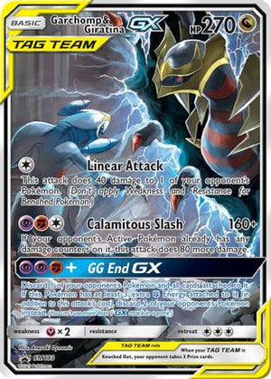Lightly Played Garchomp & Giratina GX - SM193/248 Promo Holofoil (Cabinet-LP)
