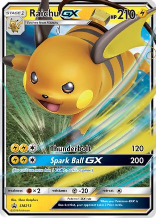 Raichu GX - SM213 (SM213)/248 Promo Holofoil