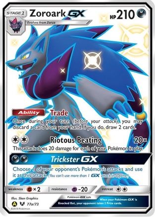 Zoroark GX - 77a/73 (77a)/73 Promo Holofoil