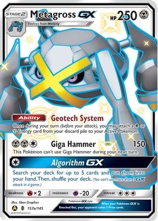 Metagross GX - 157a/145 (157a)/145 Promo Holofoil