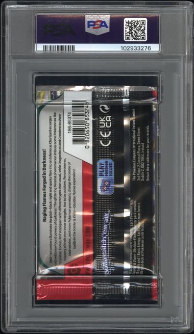 PSA 9 Obsidian Flames pack Tyranitar art (Cabinet)