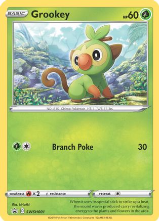 Grookey - SWSH001 (SWSH001)/307 Promo Holofoil