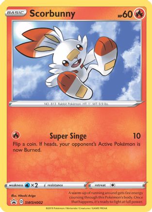Scorbunny - SWSH002 (SWSH002)/307 Promo Holofoil