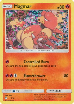 Magmar - 3/12 (3)/12 Promo Holofoil