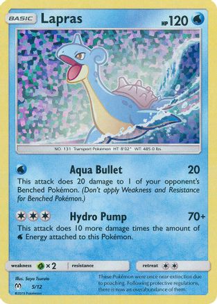 Lapras - 5/12 (5)/12 Promo Holofoil