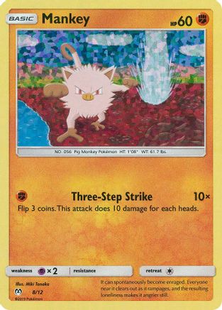 Mankey - 8/12 (8)/12 Promo Holofoil