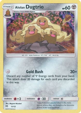 Alolan Dugtrio - 11/12 (11)/12 Promo Holofoil