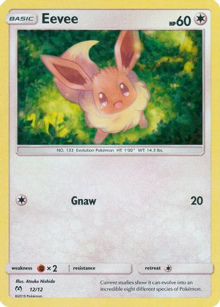 Eevee - 12/12 (12)/12 Promo Holofoil