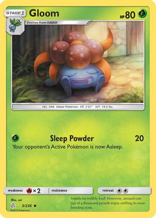 Gloom (3)/236 Uncommon Reverse Holofoil