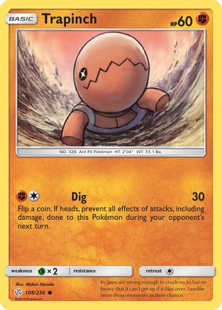 Trapinch - 108/236 (108)/236 Common