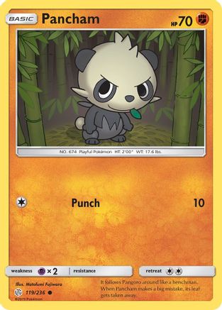 Pancham (119)/236 Common Reverse Holofoil