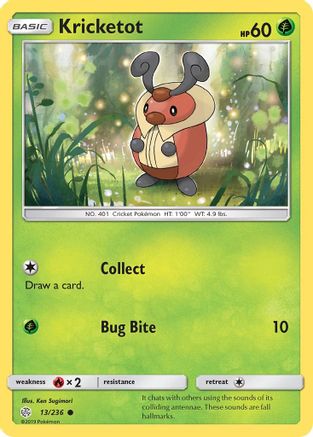 Kricketot (13)/236 Common Reverse Holofoil