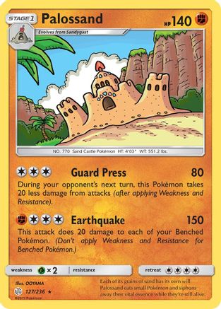 Palossand (127)/236 Rare Reverse Holofoil