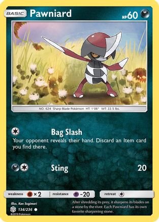 Pawniard (134)/236 Common Reverse Holofoil
