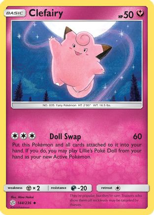 Clefairy (144)/236 Uncommon Reverse Holofoil