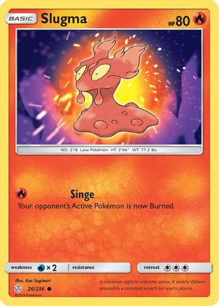 Slugma (26)/236 Common Reverse Holofoil