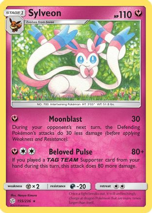 Sylveon (155)/236 Rare Reverse Holofoil