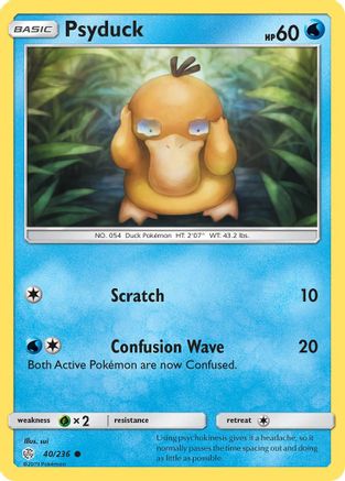 Psyduck (40)/236 Common Reverse Holofoil